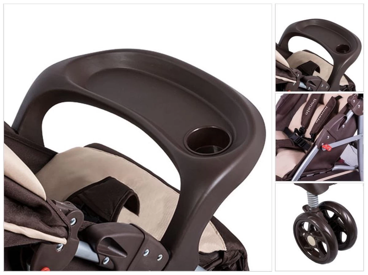 Lionelo Emma Plus – Kinderwagen - Blauw Scandi - 6 Maanden Tot 5 Jaar 6 Lionelo Emma Plus – Kinderwagen - Blauw Scandi - 6 Maanden Tot 5 Jaar - Afbeelding 6