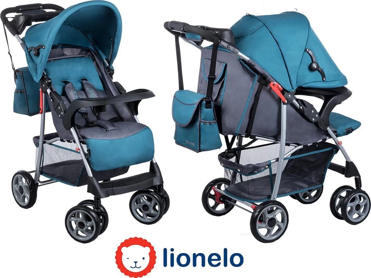 Lionelo Emma Plus – Kinderwagen - Blauw Scandi - 6 Maanden Tot 5 Jaar 1 Lionelo Emma Plus – Kinderwagen - Blauw Scandi - 6 Maanden Tot 5 Jaar
