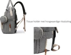 Humpy Dumpy Stijlvolle Luiertas Rugzak (Zwart) Met Uitschuifbaar Verschoon/ Slaap Bedje. Incl. Verschoon Matje, USB Poort & Buggy Straps -Baby Comfort Outlet Winkel 1200x930 1