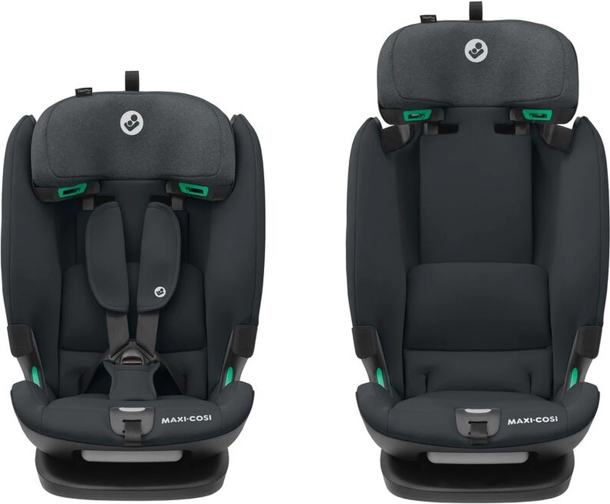 Maxi-Cosi Titan Plus I-Size Autostoeltje - Authentic Graphite - Vanaf Ca. 15 Maanden Tot 12 Jaar 8 Maxi-Cosi Titan Plus I-Size Autostoeltje - Authentic Graphite - Vanaf Ca. 15 Maanden Tot 12 Jaar - Afbeelding 8