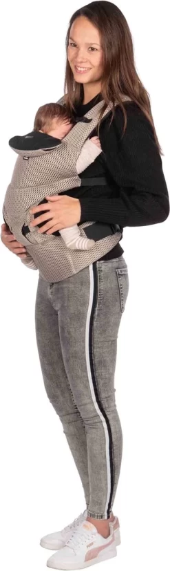 Dooky Ergonomische Draagzak Urban Comfort Beige Desert -Baby Comfort Outlet Winkel 359x1200