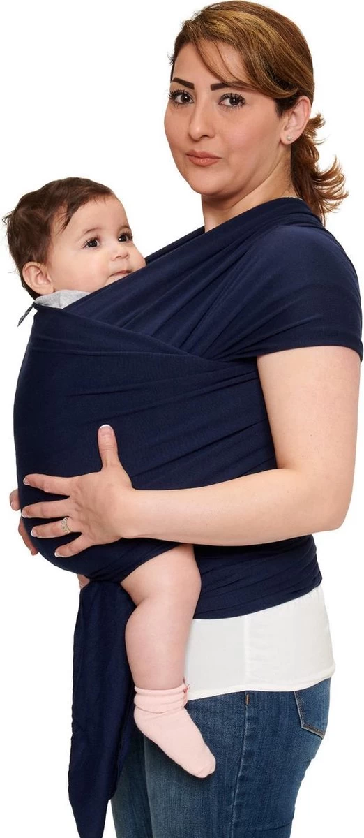 Baby Garden Draagdoek Donkerblauw - Ergonomisch - Original - Gratis Slabbetje 2 Baby Garden Draagdoek Donkerblauw - Ergonomisch - Original - Gratis Slabbetje - Afbeelding 2