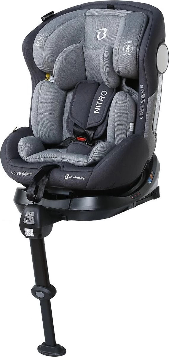 Autostoel Titanium Baby Nitro I-Size 360° 0-1-2-3 Isofix Rotation Grey 7 Autostoel Titanium Baby Nitro I-Size 360° 0-1-2-3 Isofix Rotation Grey - Afbeelding 7