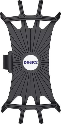 Dooky Telefoonhouder Smartphone Telefoon Houder 360* Rotatie Universeel Kinderwagen Fiets Zwart