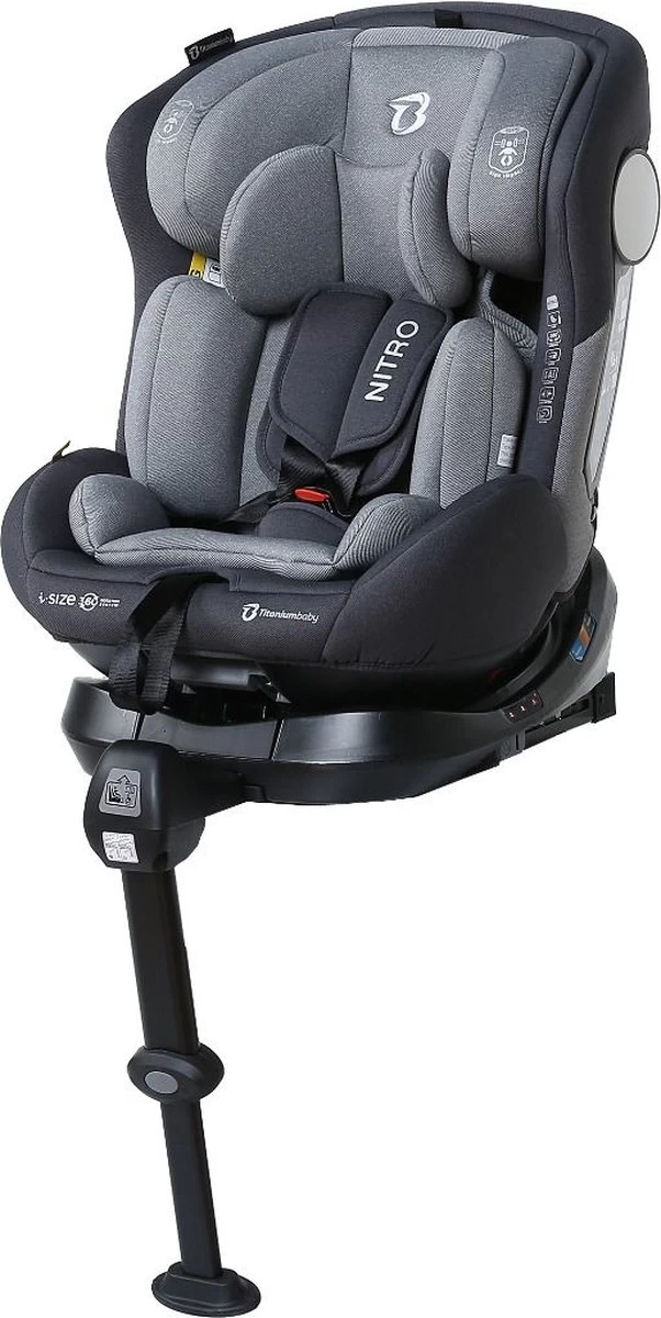 Autostoel Titanium Baby Nitro I-Size 360° 0-1-2-3 Isofix Rotation Grey 4 Autostoel Titanium Baby Nitro I-Size 360° 0-1-2-3 Isofix Rotation Grey - Afbeelding 4