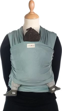 Babylonia - Tricot-Slen Organic - Draagdoek Baby - Silver Blue -Baby Comfort Outlet Winkel 675x1200 4