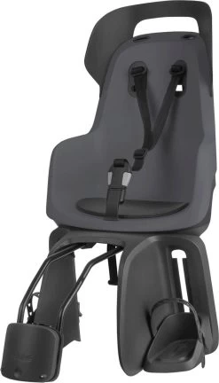 Bobike Maxi Go Fietsstoeltje Achter - Macaron Grey