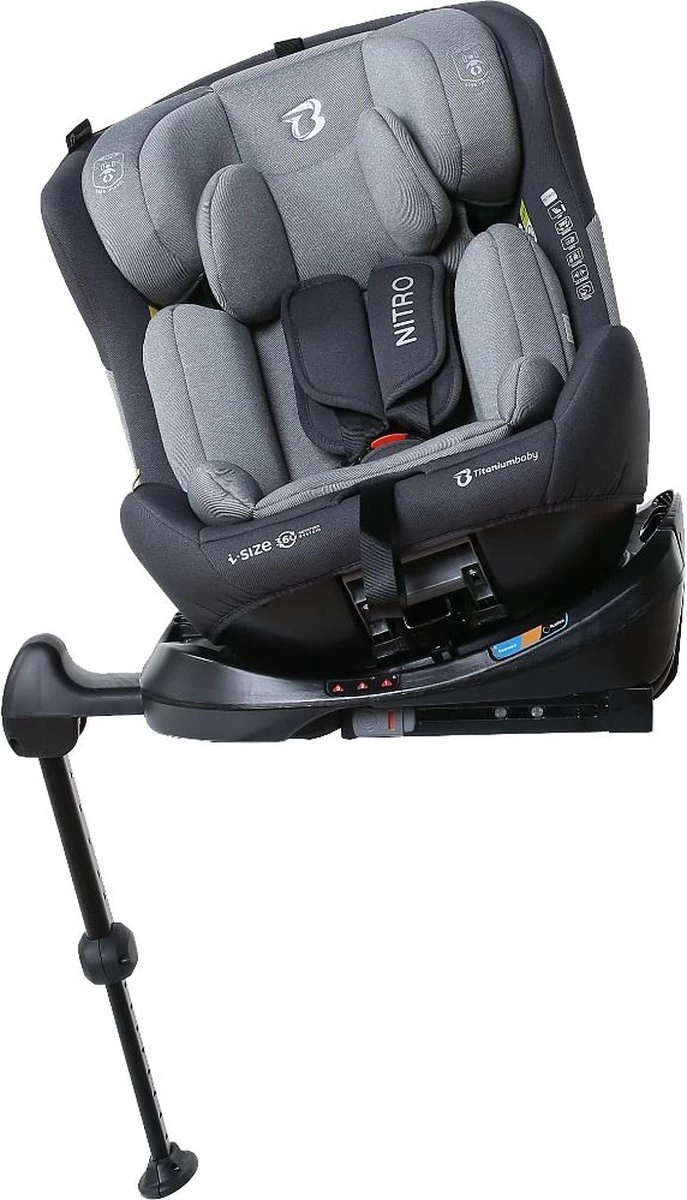 Autostoel Titanium Baby Nitro I-Size 360° 0-1-2-3 Isofix Rotation Grey 2 Autostoel Titanium Baby Nitro I-Size 360° 0-1-2-3 Isofix Rotation Grey - Afbeelding 2