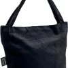Louka Mom Bag Rib Zwart - Luiertas - Trendy Shopper - Verzorgingstas Baby - Boodschappentas Kinderwagen