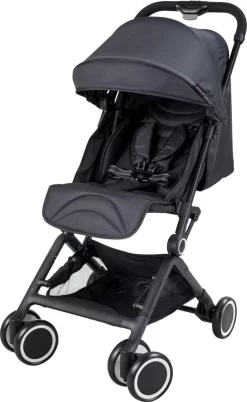 X Adventure Compact Buggy / Plooibuggy Jumpy - Automatisch Opvouwen - Verstelbare Rugleuning -Zwart