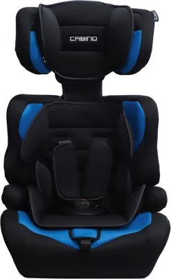 Cabino Autostoel Groep 1/2/3 (9-36kg) - Zwart-Blauw -Baby Comfort Outlet Winkel 738x1200