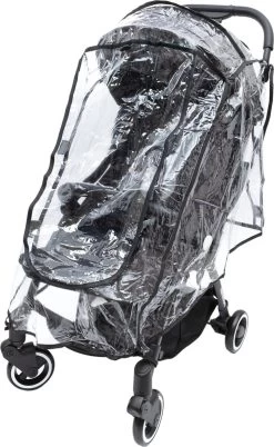 Hamilton By Yoop Buggy Regenhoes - Waterdicht Winddicht En Stofdicht Regenscherm Met Klittenbandsluiting - Transparant Weerschild Kinderwagen
