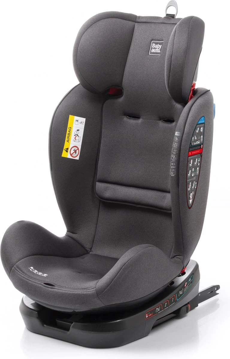 Babyauto Biro D FIX Black/grey Group 0+ 1 2 3 - 0-36 Kg - Isofix 3 Babyauto Biro D FIX Black/grey Group 0+ 1 2 3 - 0-36 Kg - Isofix - Afbeelding 3