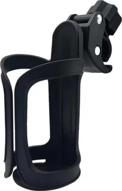 Merkloos Bekerhouder Kinderwagen -360 Graden Draaibaar - Flessenhouder - Fiets - Buggy - Step - Flessen En Beker Houder