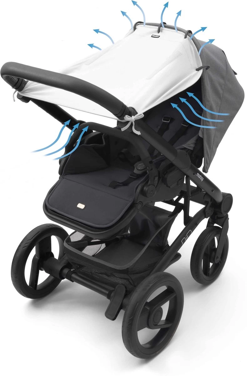Dooky Universal Cover Zonnescherm Kinderwagen - Crème 3 Dooky Universal Cover Zonnescherm Kinderwagen - Crème - Afbeelding 3