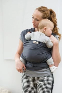 Babylonia - Tricot-Slen Organic - Draagdoek Baby - Silver Blue -Baby Comfort Outlet Winkel 798x1200 9