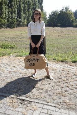 Childhome Mommy Bag Groot - Teddy - Beige -Baby Comfort Outlet Winkel 799x1200 17