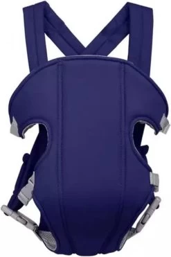 Baby Draagzak Blauw - Baby Carrier – Baby Drager Max. 15 Kg - 2 Tot 18 Maanden - Ergonomisch - Baby Draagdoek - Heupdrager - Steundrager Baby