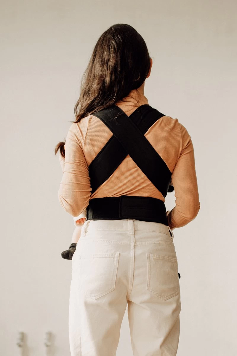 Marsupi Classic Black - Maat XL - Taille 85-120 Cm - Draagzak Baby 2 Marsupi Classic Black - Maat XL - Taille 85-120 Cm - Draagzak Baby - Afbeelding 2