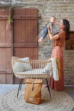 LÄSSIG Luiertas Rolltop Backpack Rugzak Incl Verschoningsmatje - Curry -Baby Comfort Outlet Winkel 800x1200 22