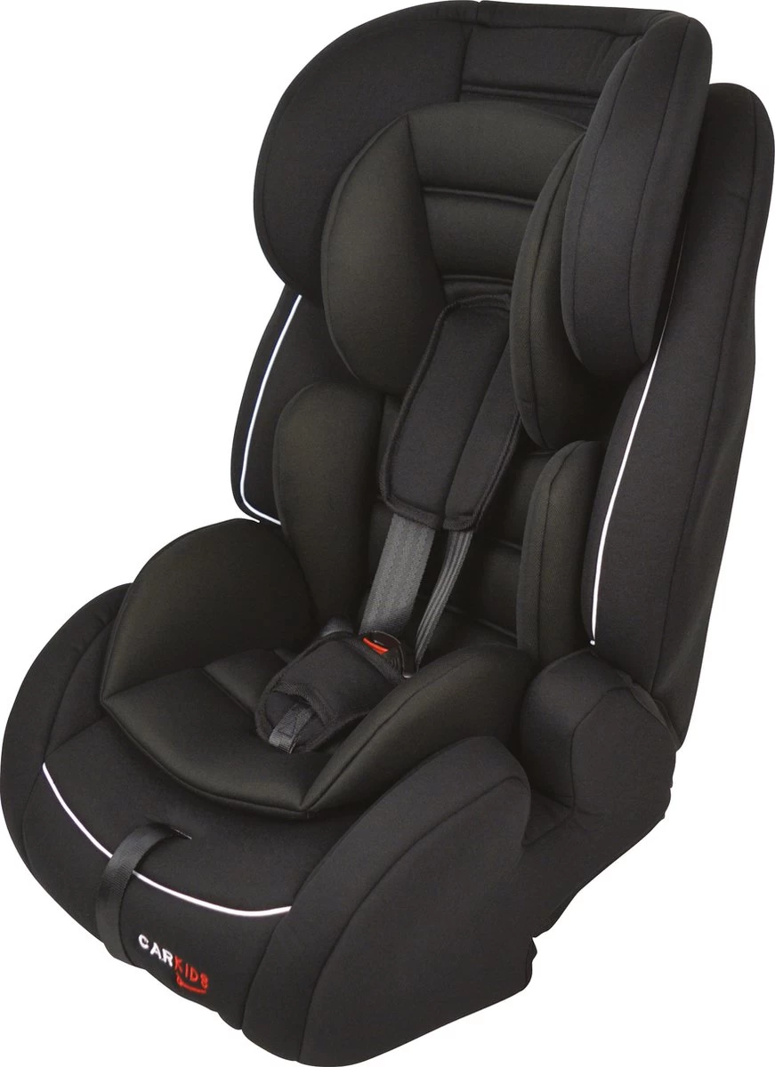 Carkids Verstelbaar Kinderautostoeltje Zwart En Wit | Kinderautostoel Groep 1-2-3 Met Isofix En Top Tether Connector | Kinderen Van 9 Maanden -12 Jaar | 9-36 Kg 1 Carkids Verstelbaar Kinderautostoeltje Zwart En Wit | Kinderautostoel Groep 1-2-3 Met Isofix En Top Tether Connector | Kinderen Van 9 Maanden -12 Jaar | 9-36 Kg