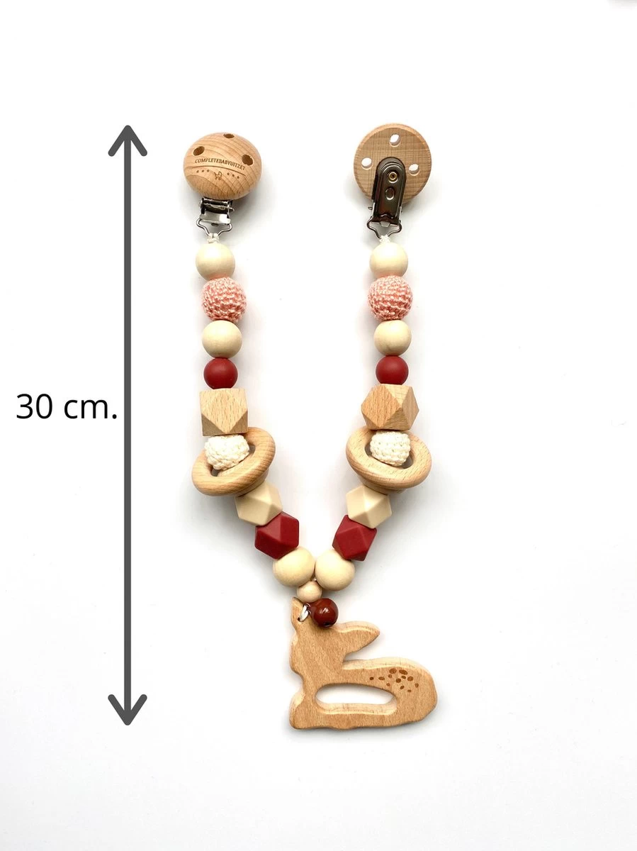 Wagenspanner Bambi Hert - Baby Wagenspanner Hout - Vrolijke Kinderwagenspanner - Eenvoudig Te Bevestigen - Kraamcadeau Voor Jongens En Meisjes - Completebabyuitzet - Musthave 2021 4 Wagenspanner Bambi Hert - Baby Wagenspanner Hout - Vrolijke Kinderwagenspanner - Eenvoudig Te Bevestigen - Kraamcadeau Voor Jongens En Meisjes - Completebabyuitzet - Musthave 2021 - Afbeelding 4