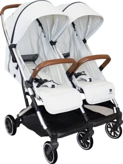 Deryan Luxe Rolo X2 Dubbele Buggy - Duo Buggy - Creme -Baby Comfort Outlet Winkel 900x1200 20