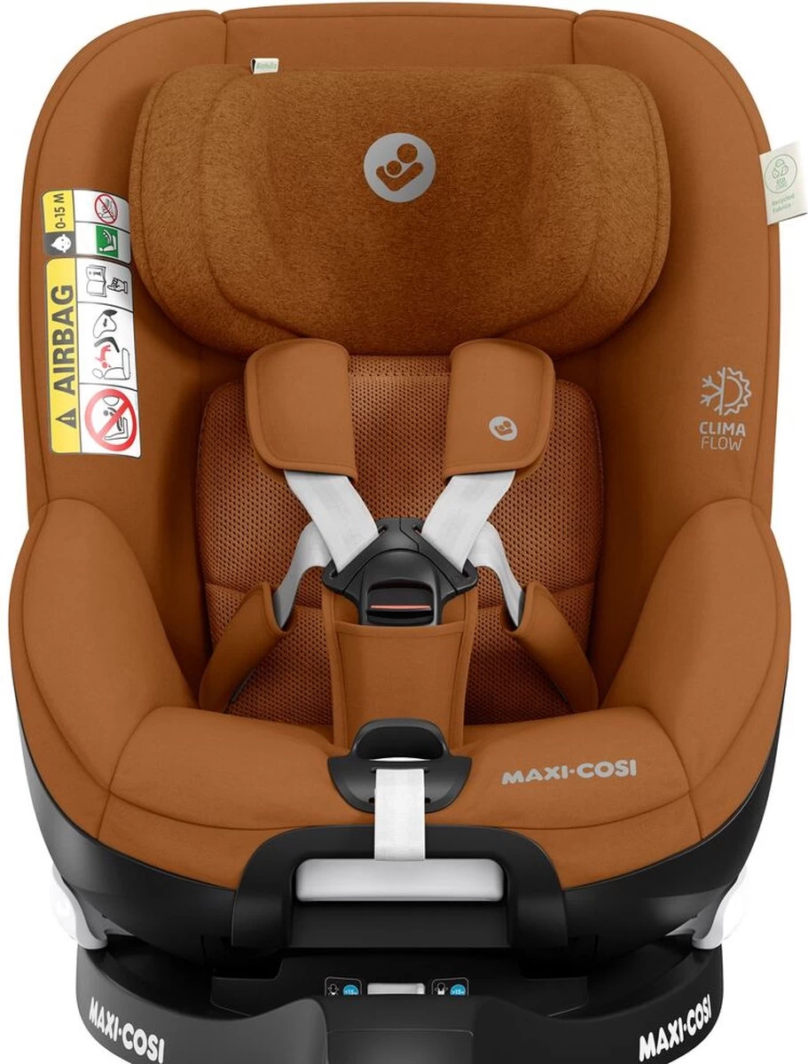 Maxi-Cosi Mica Pro Eco I-Size Autostoeltje - 360° Draaibaar - Gerecyclede Stoffen - Authentic Cognac - Vanaf De Geboorte Tot Ca. 4 Jaar 3 Maxi-Cosi Mica Pro Eco I-Size Autostoeltje - 360° Draaibaar - Gerecyclede Stoffen - Authentic Cognac - Vanaf De Geboorte Tot Ca. 4 Jaar - Afbeelding 3